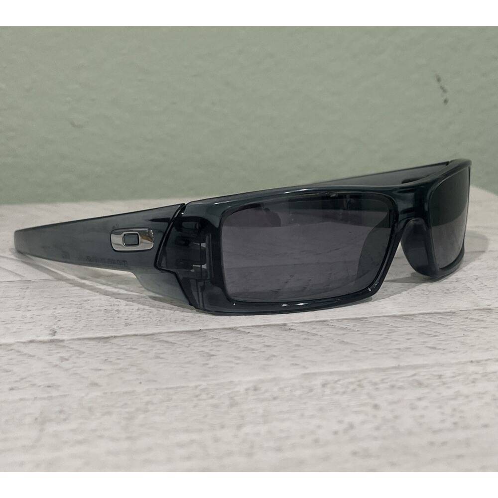 Oakley Gascan Sunglasses 03-481 Blue Smoke Clear Iridium 60-17